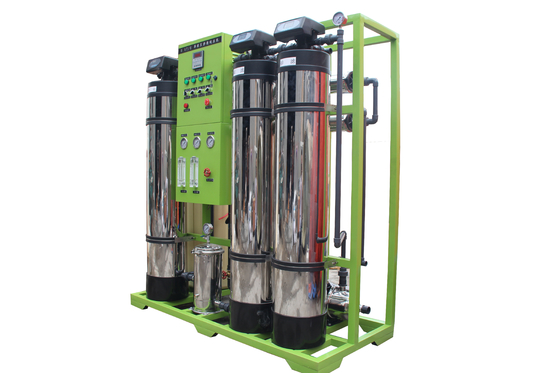 500 Lph Industrial Ro Plant Membrane With Chiller Automatic Stainless Steel