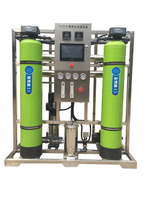 500 Ltr Brackish Water RO Plant Filter Small Sea Water Electrolysis Purification