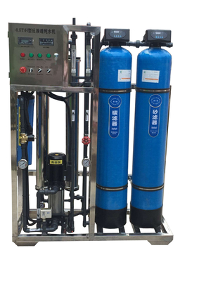 500 Ltr Brackish Water RO Plant Filter Small Sea Water Electrolysis Purification